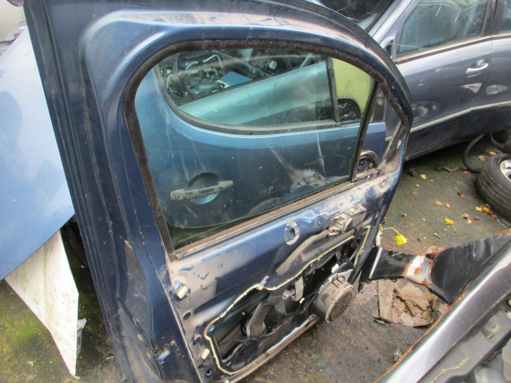 2009 PEUGEOT PARTNER MK2 NSF PASSENGER SIDE FRONT BARE DOOR BLUE