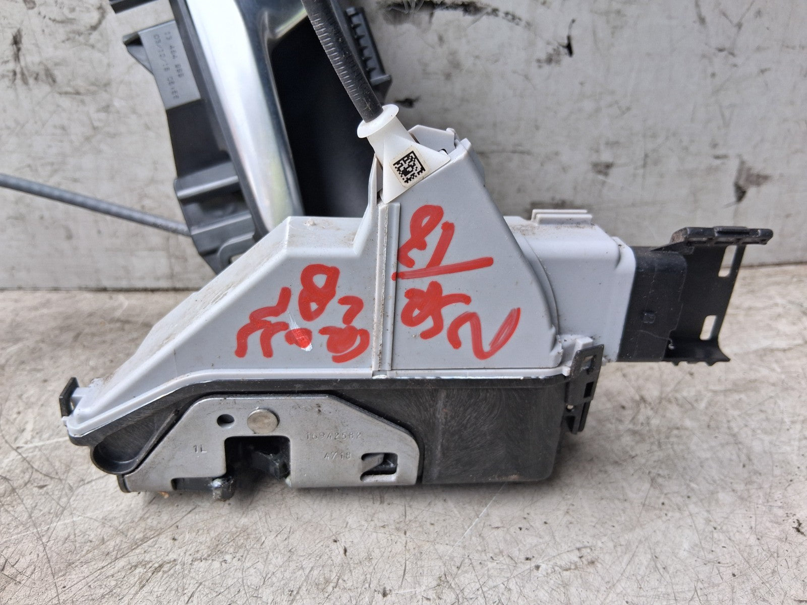 VAUXHALL CROSSLAND X 2018 NSR PASSENGER SIDE REAR DOOR LOCK MECHANISM A048069