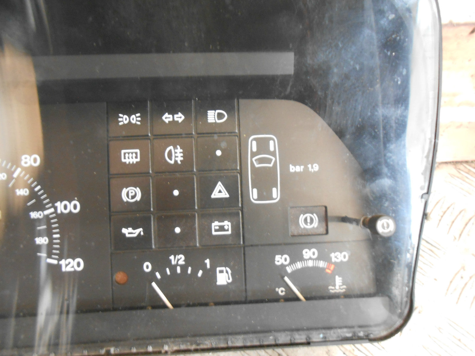 FIAT FIORINO 1994 1.3 CLOCKS SPEEDO INSTRUMENT CLUSTER FUEL GAUGE 51347501