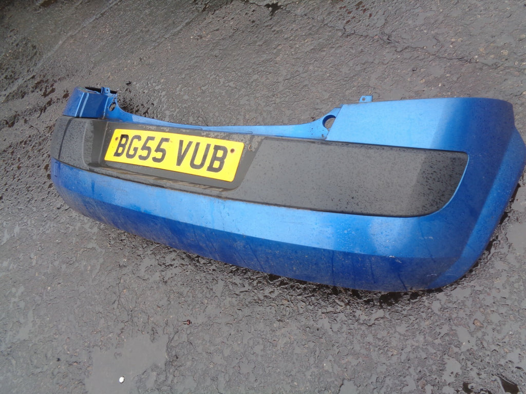 RENAULT MEGANE MK2 2005 REAR BUMPER BLUE
