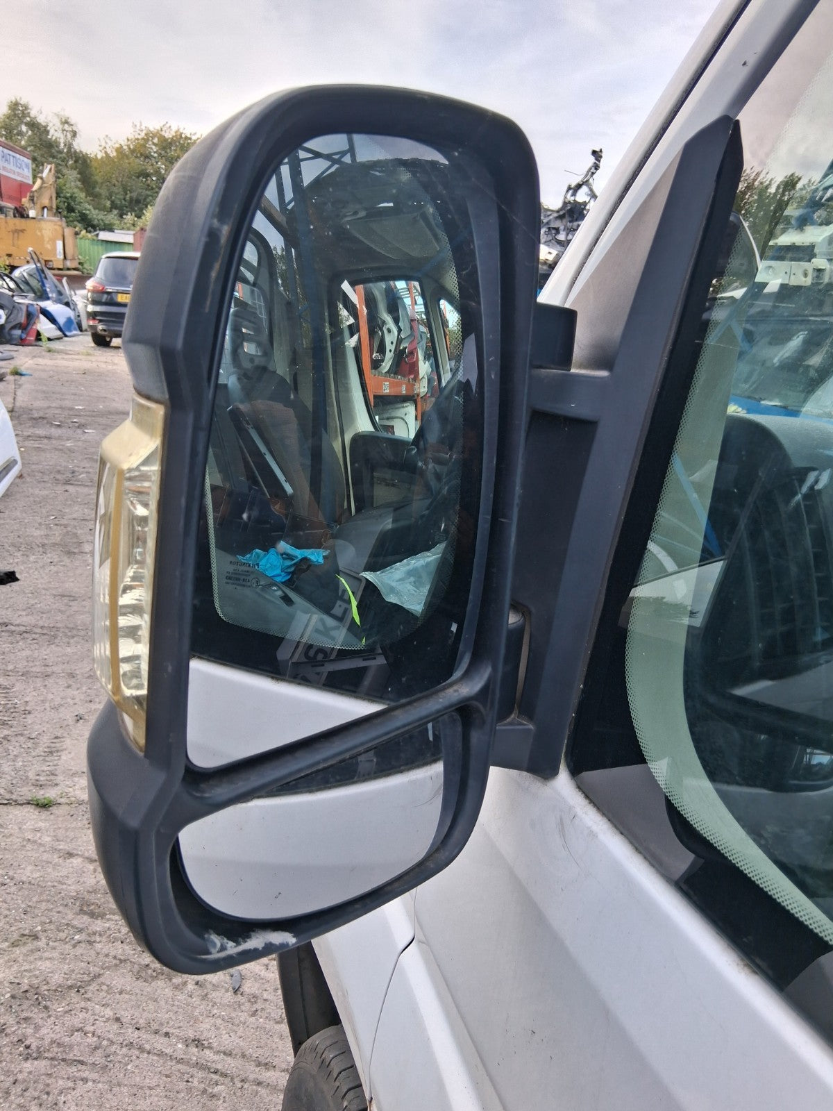 2014 CITROEN RELAY MK3 NSF PASSENGER SIDE WING MIRROR BLACK