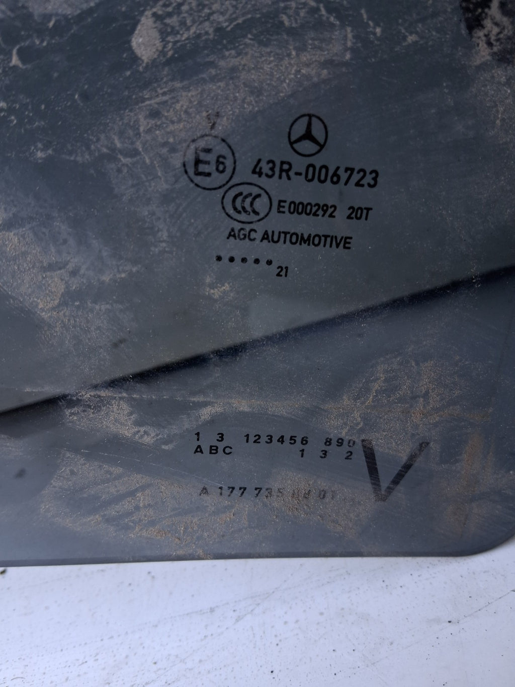 2025 MERCEDES BENZ GLA 180 NSR PASSENGER NEAR LEFT SIDE REAR WINDOW 43R006723