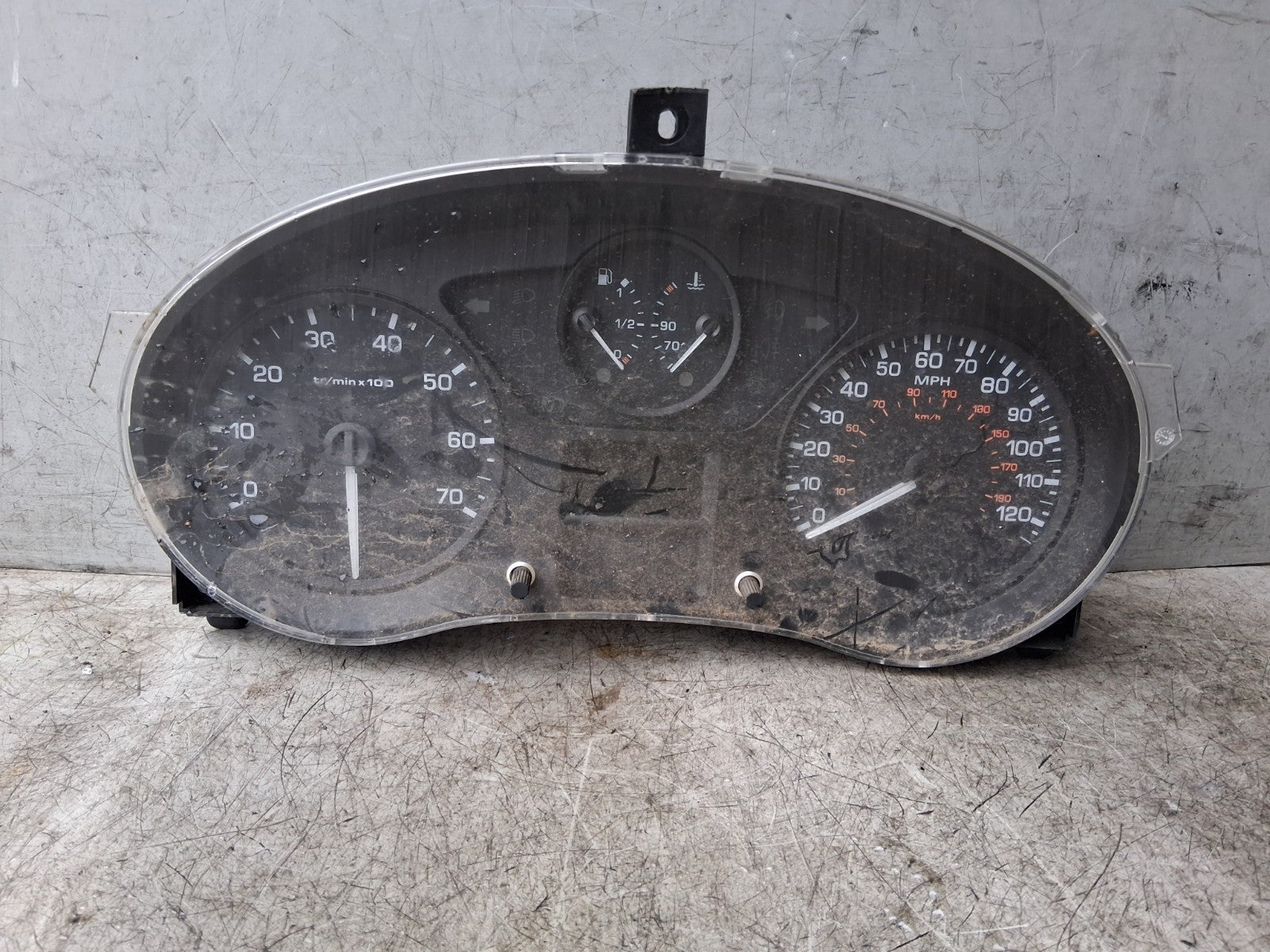 2018 CITROEN BERLINGO MK2 SPEEDO SPEEDOMETER INSTRUMENT CLUSTER 9801642580