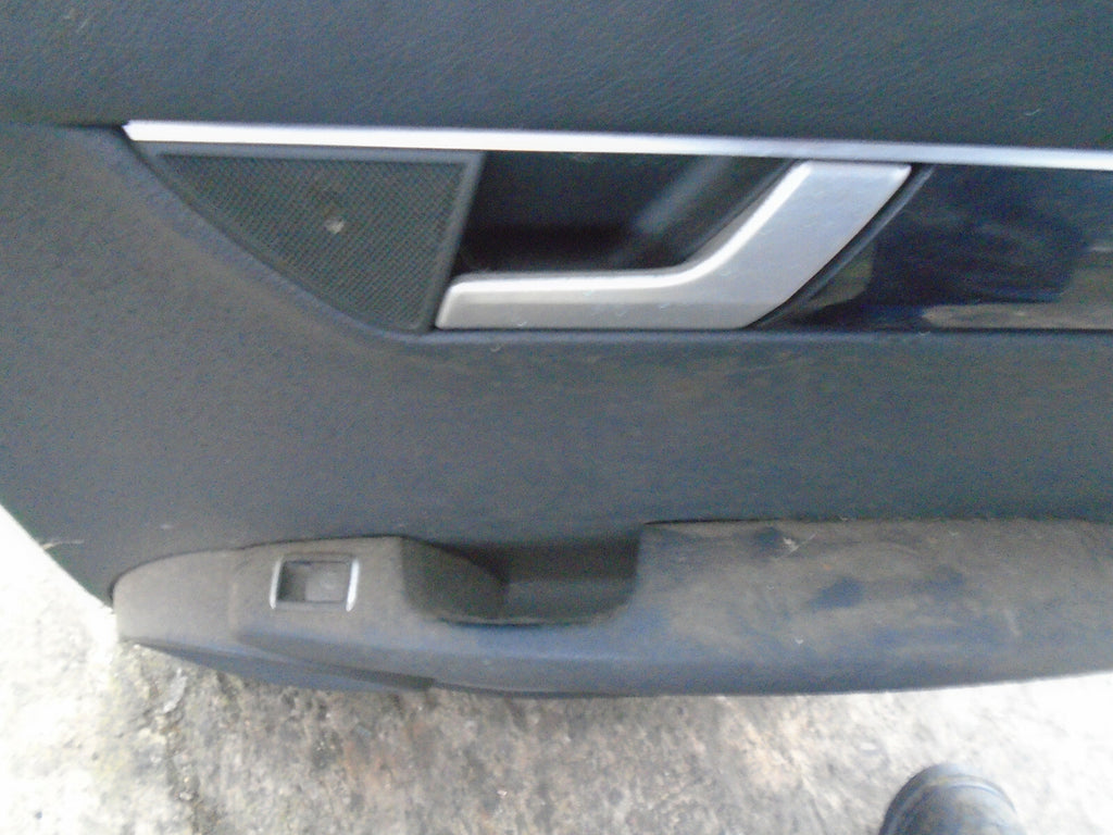 MERCEDES BENZ C CLASS W204 2012 OSR DRIVER SIDE REAR DOOR COMPLETE BLACK 183