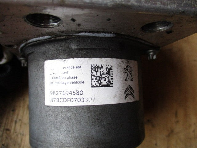 CITROEN C4 CACTUS 2018 1.2 PETROL ABS PUMP MODULATOR 9827194580