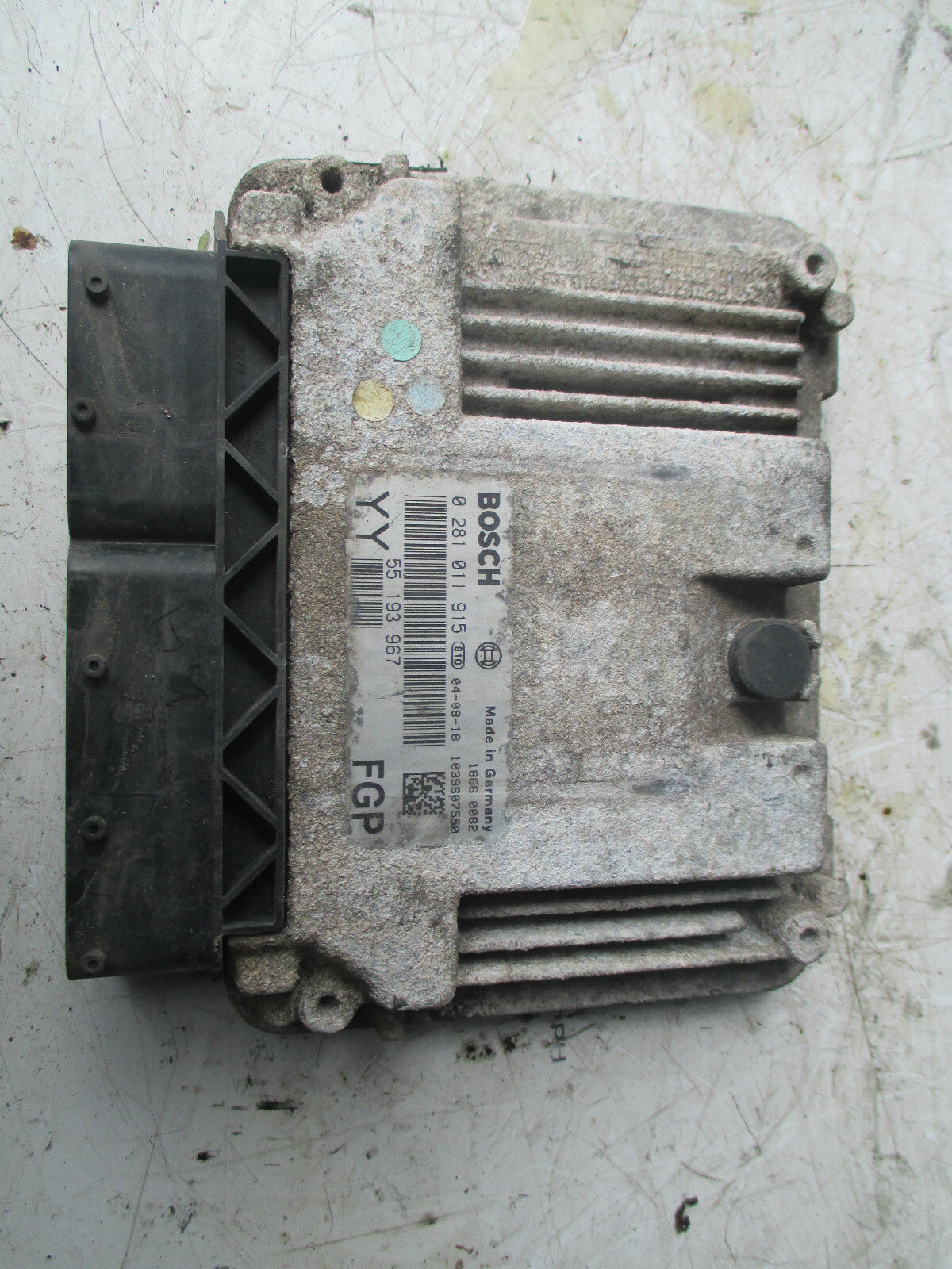 VAUXHALL VECTRA C 2005 1.9 DIESEL ECU ENGINE CONTROL MODULE UNIT 55193967
