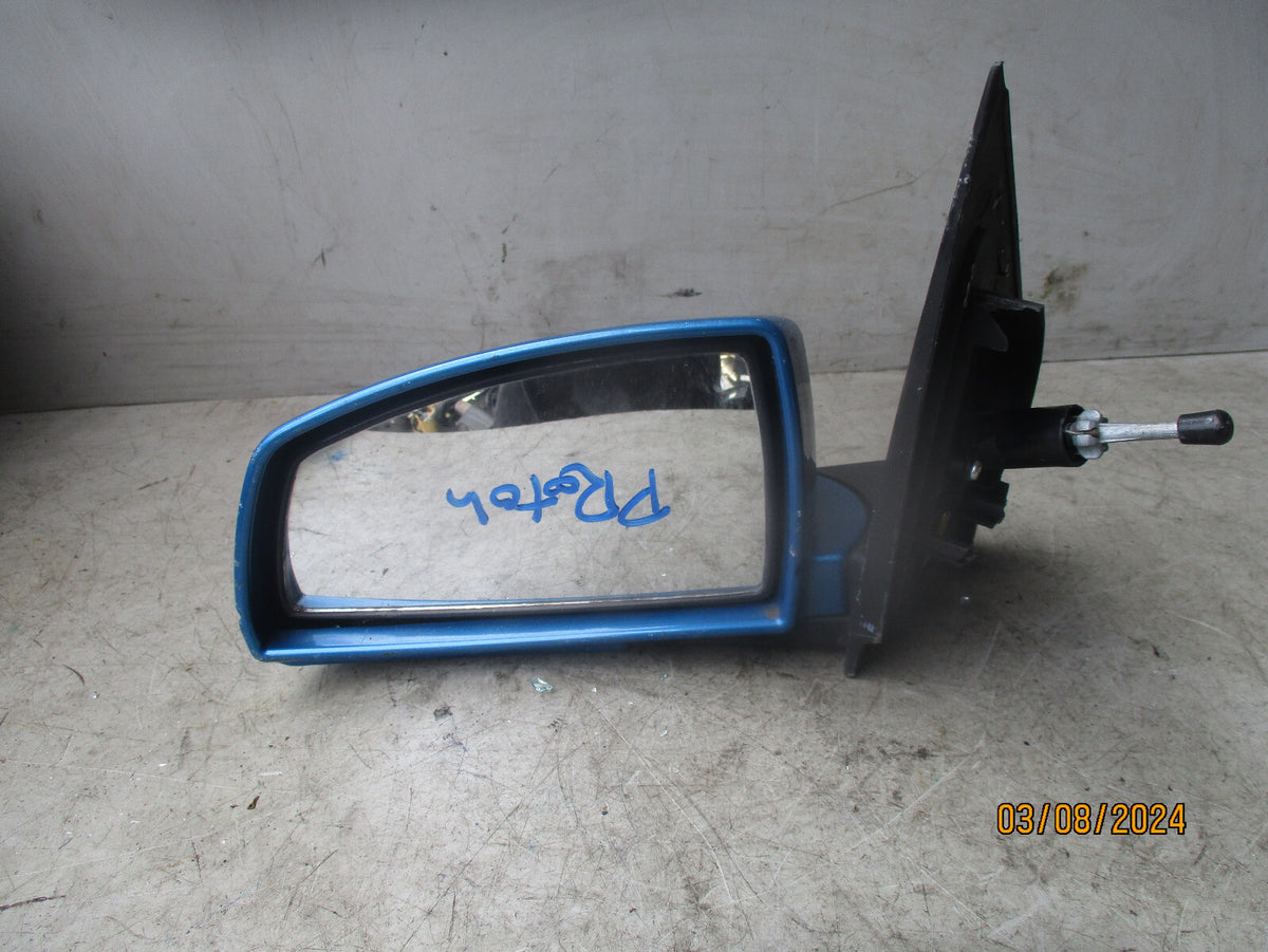 2009 PROTON SAVVY NSF PASSENGER SIDE BLUE WING MIRROR