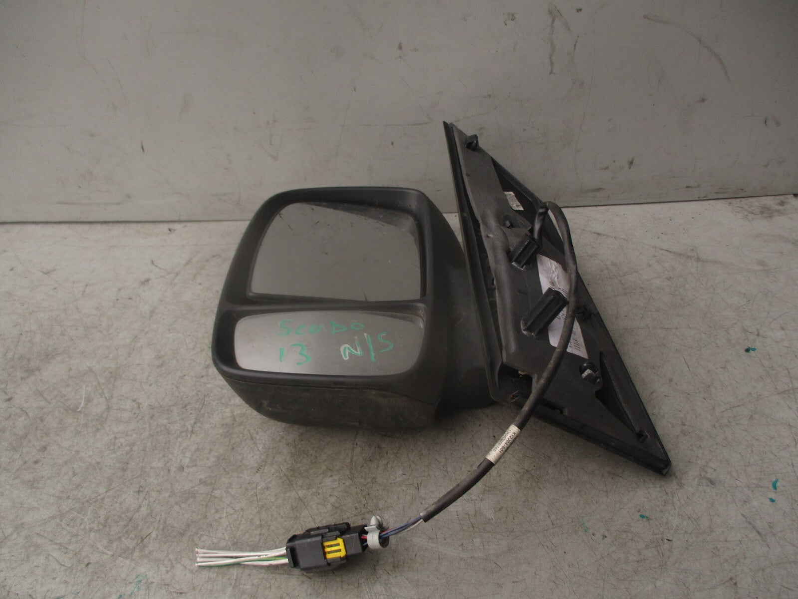 2013 FIAT SCUDO 165 MK2 NSF PASSENGER SIDE FRONT LEFT WING MIRROR