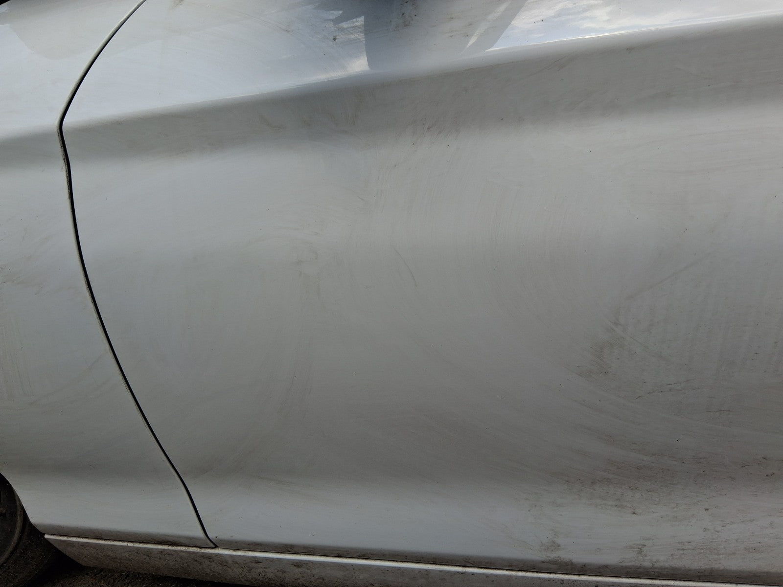 2014 BMW 1 SERIES F20 3 DOOR NSF PASSENGER SIDE FRONT LEFT SIDE BARE DOOR WHITE