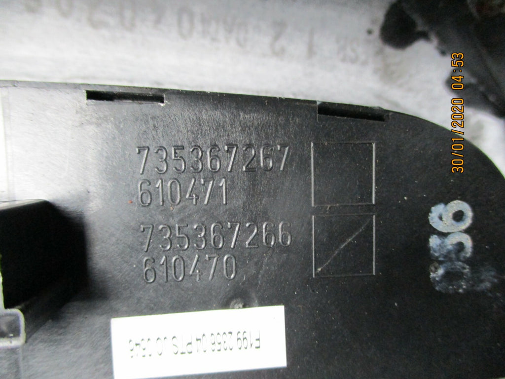 FIAT GRANDE PUNTO 2006 HEADLIGHT FOG LIGHT MENU ESC CONTROL SWITCH 735367267