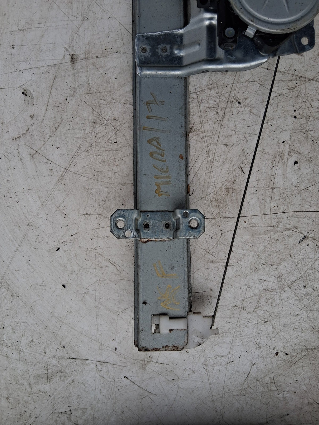 NISSAN MICRA K14 2017 MK5 NSF PASSENGER FRONT WINDOW MOTOR REGULATOR 807304CA0A