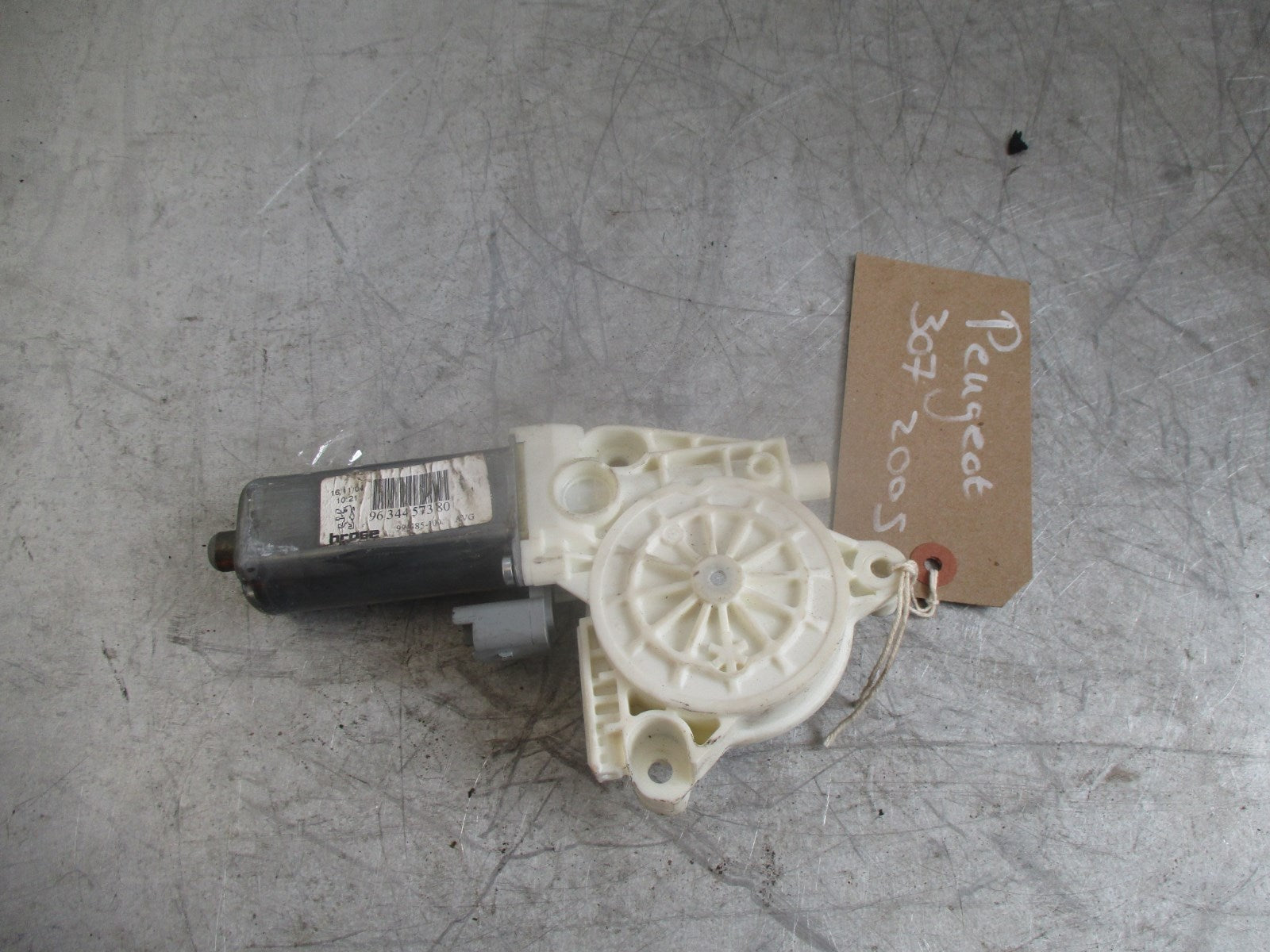 PEUGEOT 307 2005 NSF PASSENGER SIDE FRONT ELECTRIC WINDOW MOTOR 9634457380