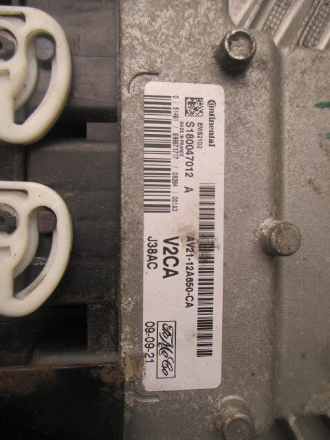 FORD FIESTA MK7 2017 ENGINE CONTROL MODULE ECU AV2112A650CA