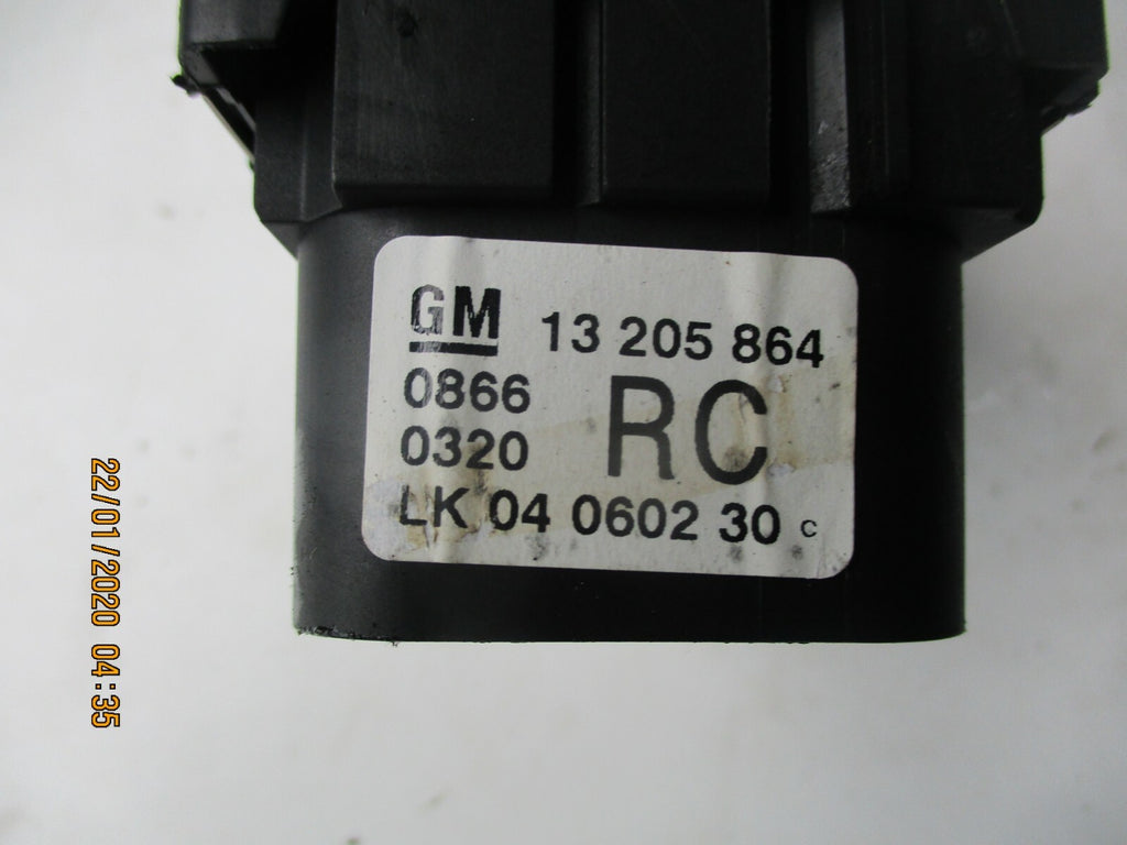 VAUXHALL ZAFIRA B MK2 2006 HEADLIGHT FOG LIGHT AIM CONTROL SWITCH 13205864