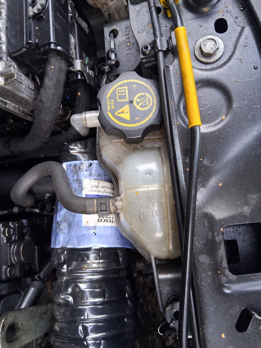 2018 VAUXHALL CORSA E CORSA VAN 1.5 DIESEL COOLANT WATER EXPANSION OVERFLOW TANK