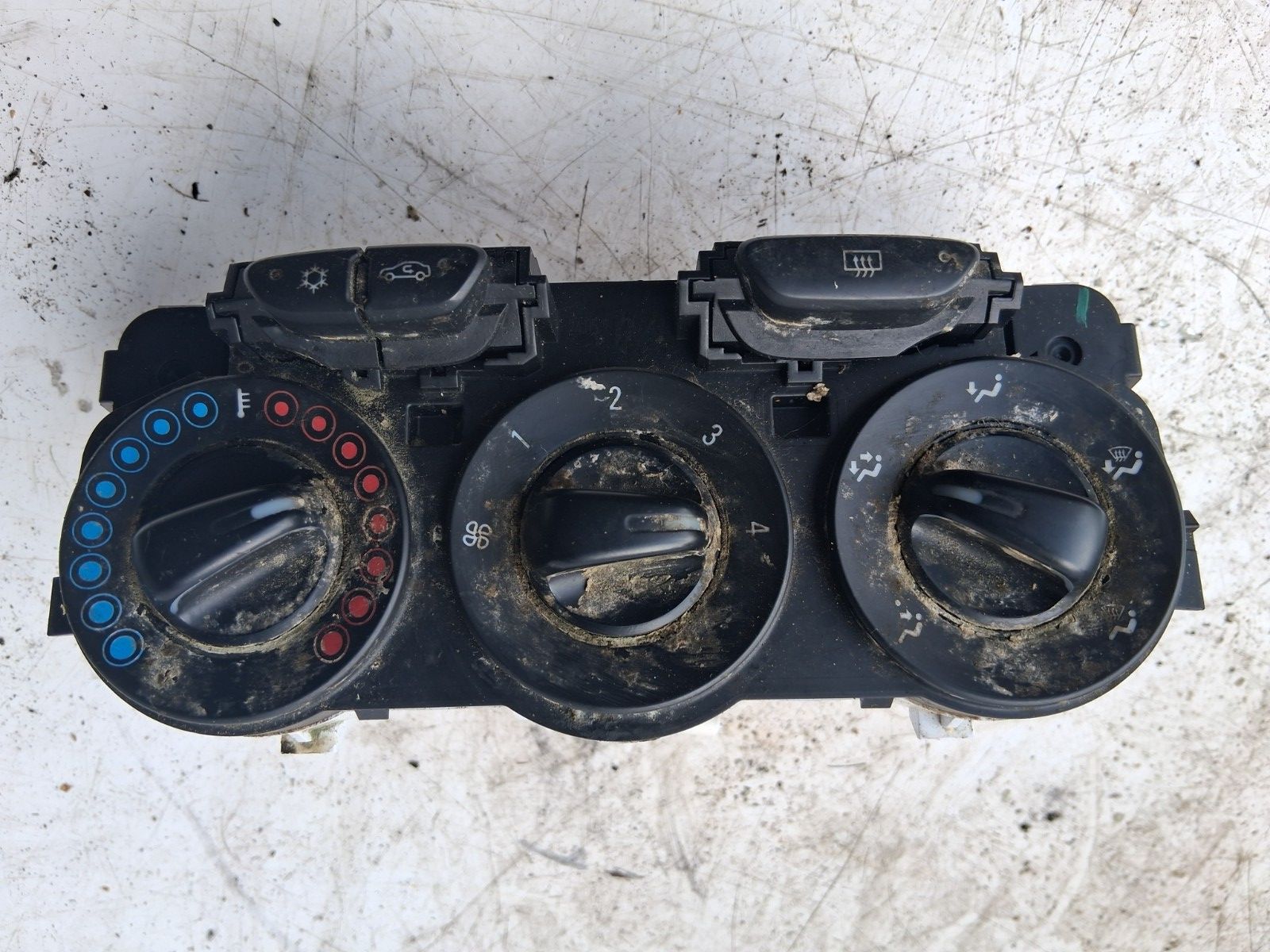 2016 VAUXHALL CORSA E AC HEATER CLIMATE CONTROL SWITCH PANEL 466119570