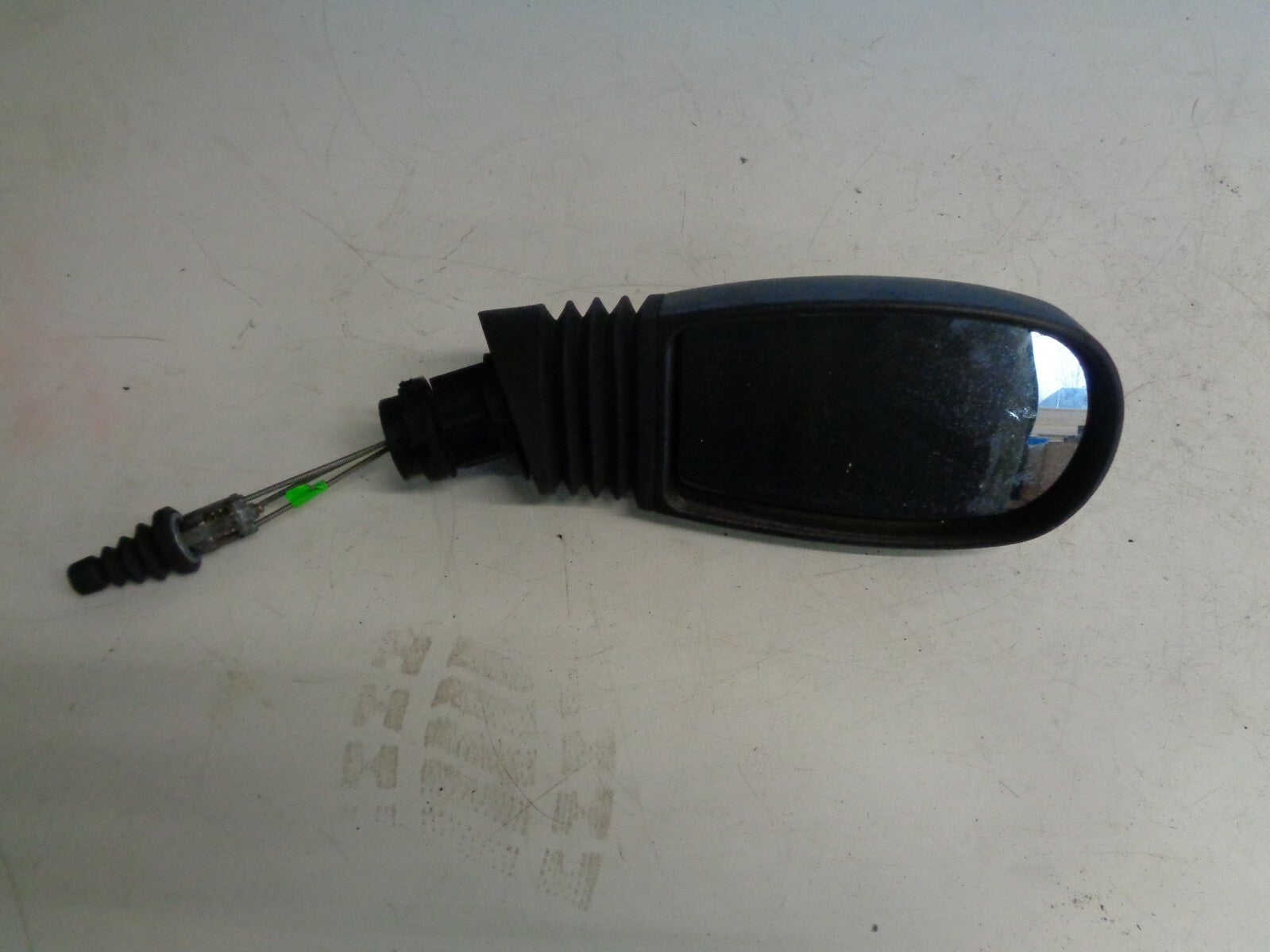 FIAT PUNTO MK2 2002 OS DRIVER SIDE RIGHT MANUAL DOOR WING MIRROR BLACK 0157179