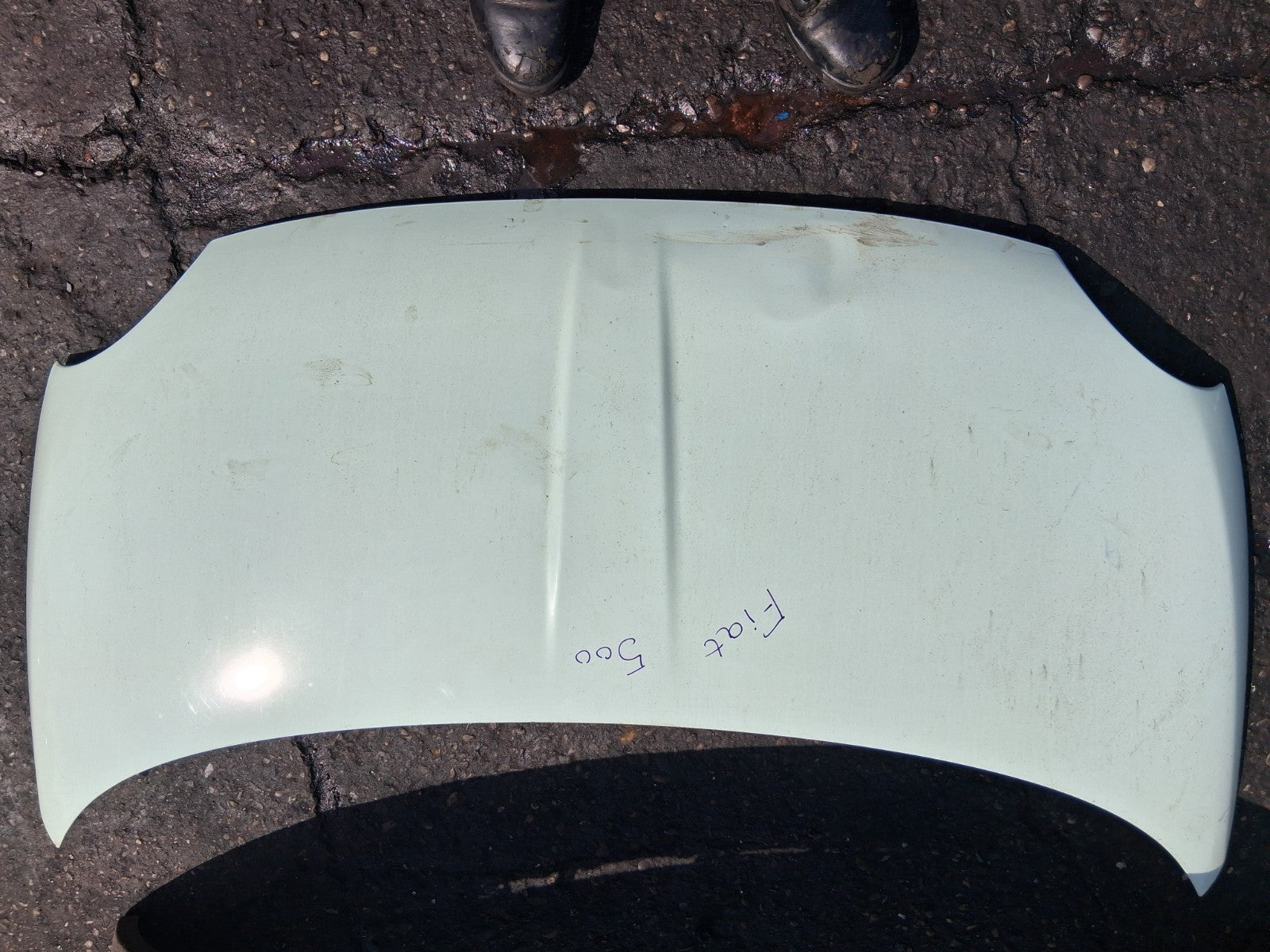 2015 FIAT 500 LOUNGE MK1 FRONT BONNET HOOD PANEL OCEAN GREEN C175