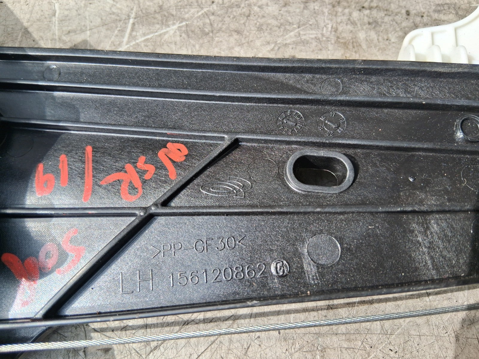 2019 PEUGEOT 5008 MK2 NSR PASSENGER SIDE REAR WINDOW MOTOR REGULATOR 9830389180