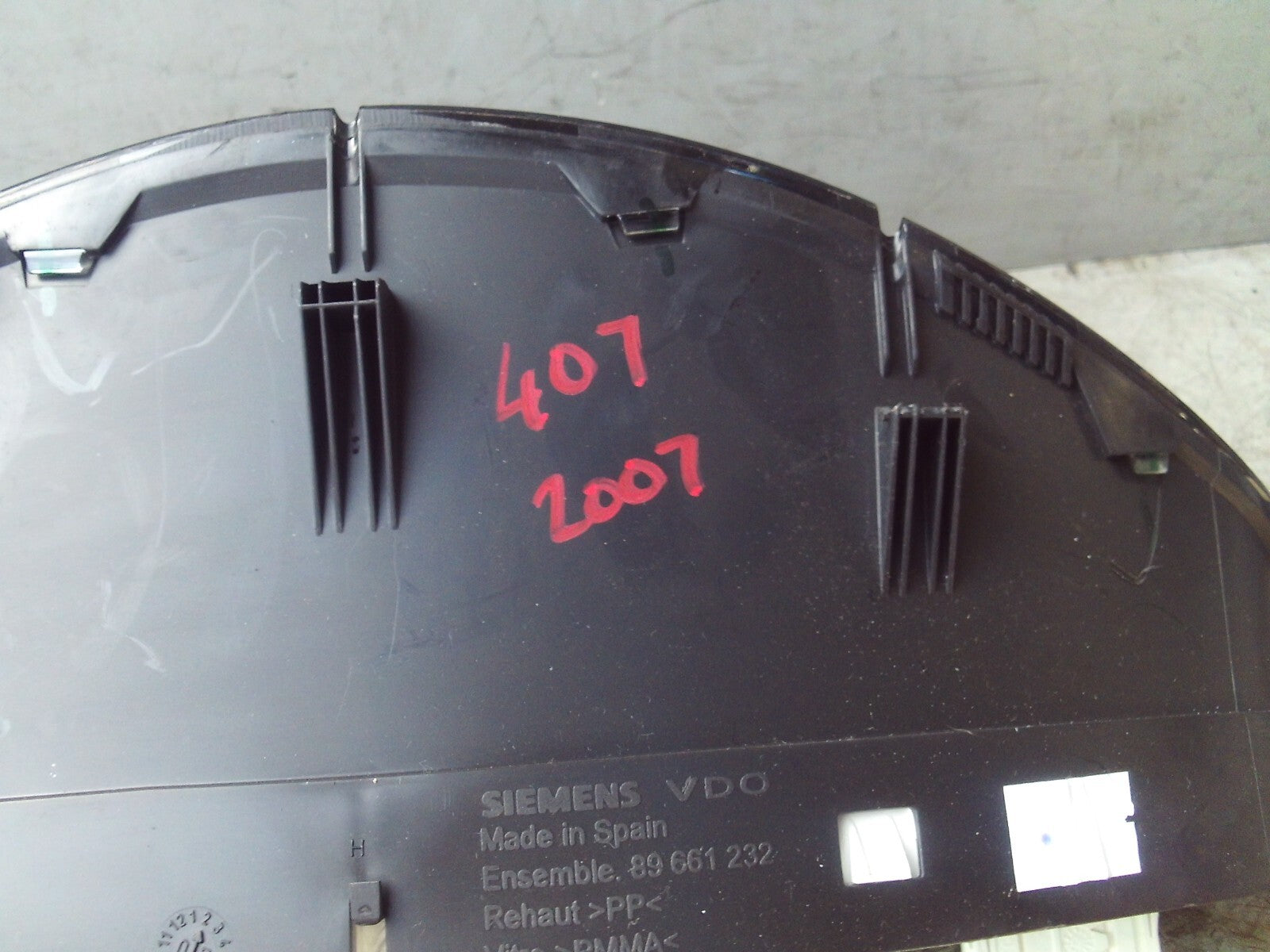 2007 PEUGEOT 407  SPEEDOMETER INSTRUMENT CLUSTER A2C53106013