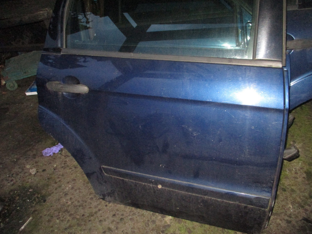 FORD S MAX MK1 2008 OSR DRIVER SIDE REAR COMPLETE DOOR BLUE