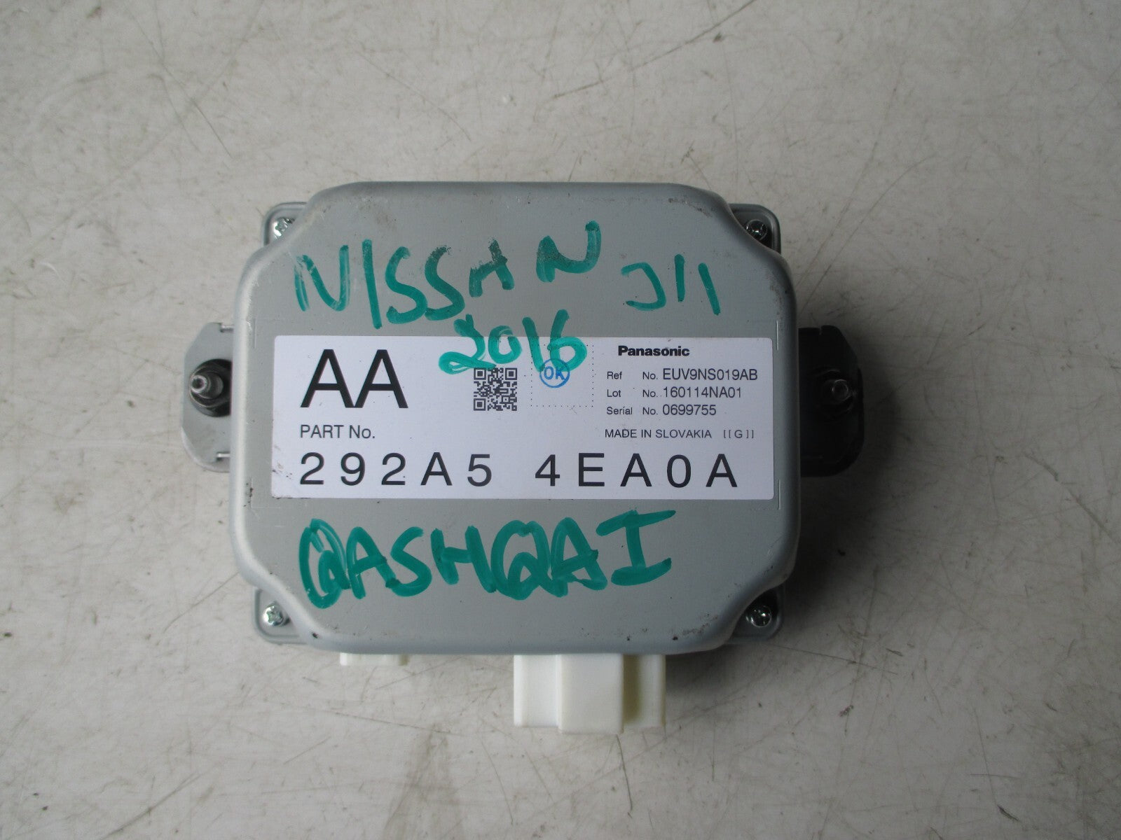 NISSAN QASHQAI J11 2016 COMFORT POWER CONTROL ECU MODULE 292A54EA0A