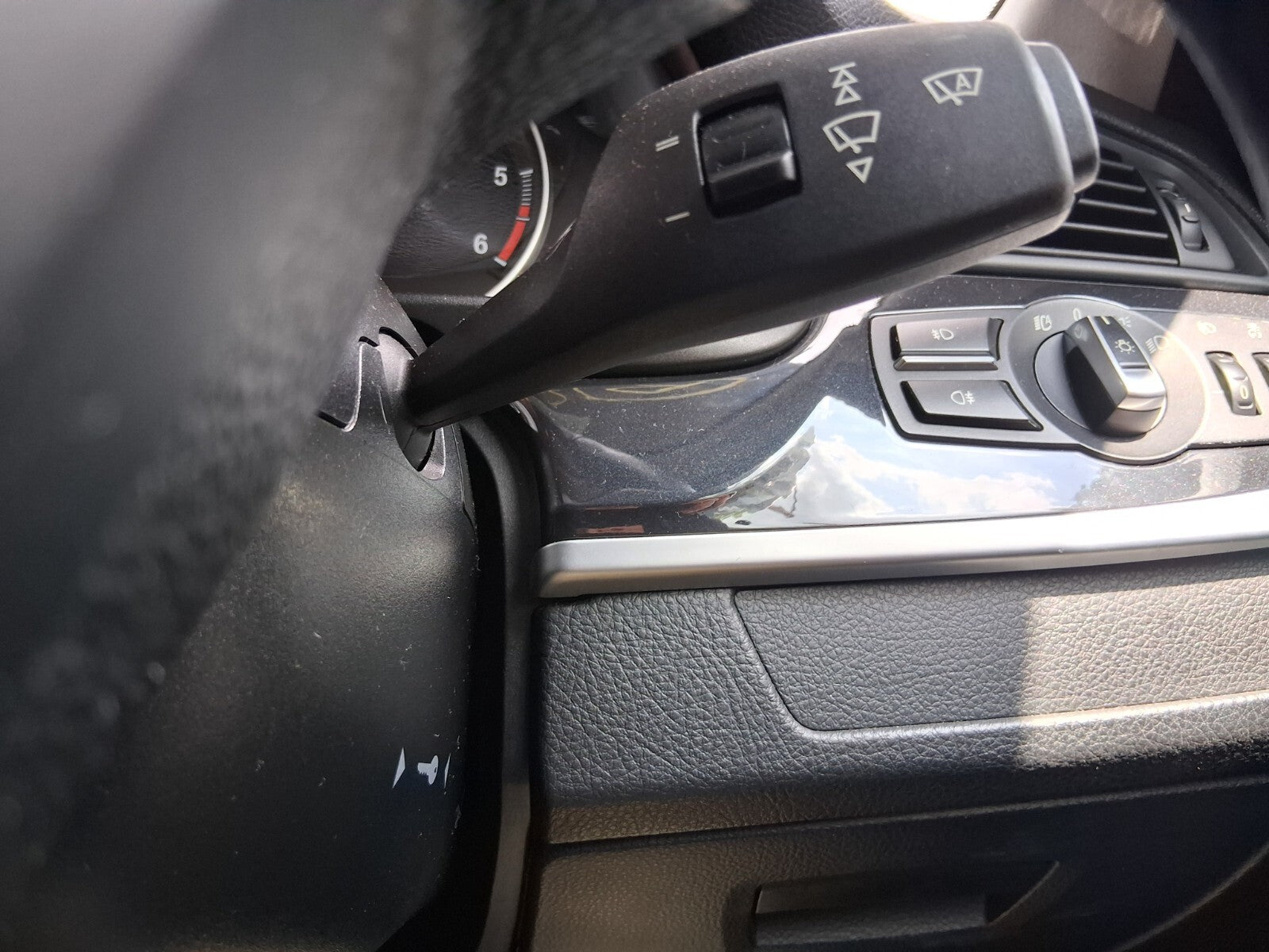 2012 BMW 5 SERIES F10 INDICATOR WIPER SWITCH STALK SQUIB RING