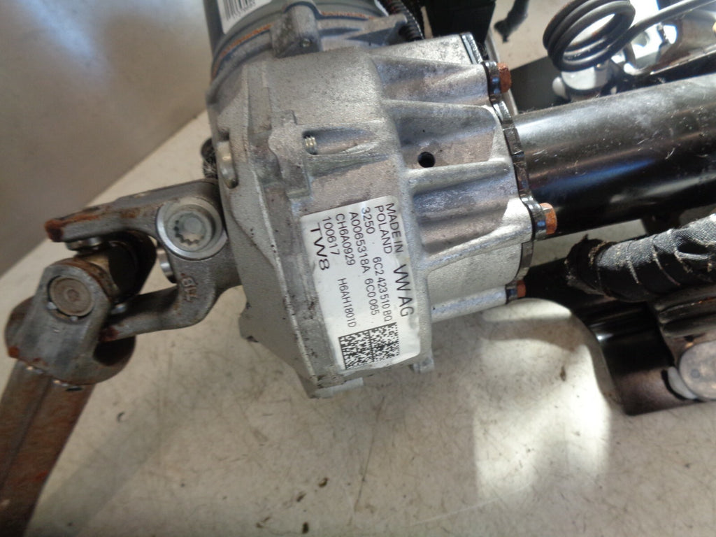 VW VOLKSWAGEN POLO SKODA FABIA 2017 1.0 PETROL STEERING COLUMN 6C2423510BQ