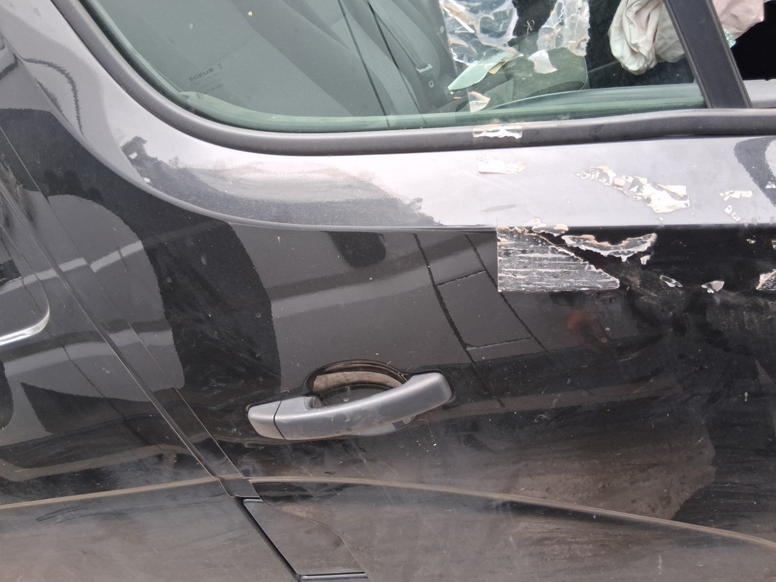 2021 NISSAN NV400 MK1 OSF DRIVER SIDE FRONT RIGHT BARE DOOR BLACK