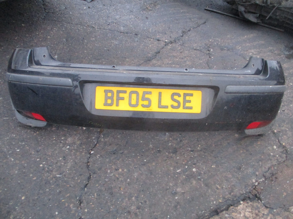 VAUXHALL CORSA C 2005 REAR COMPLETE BUMPER BLACK