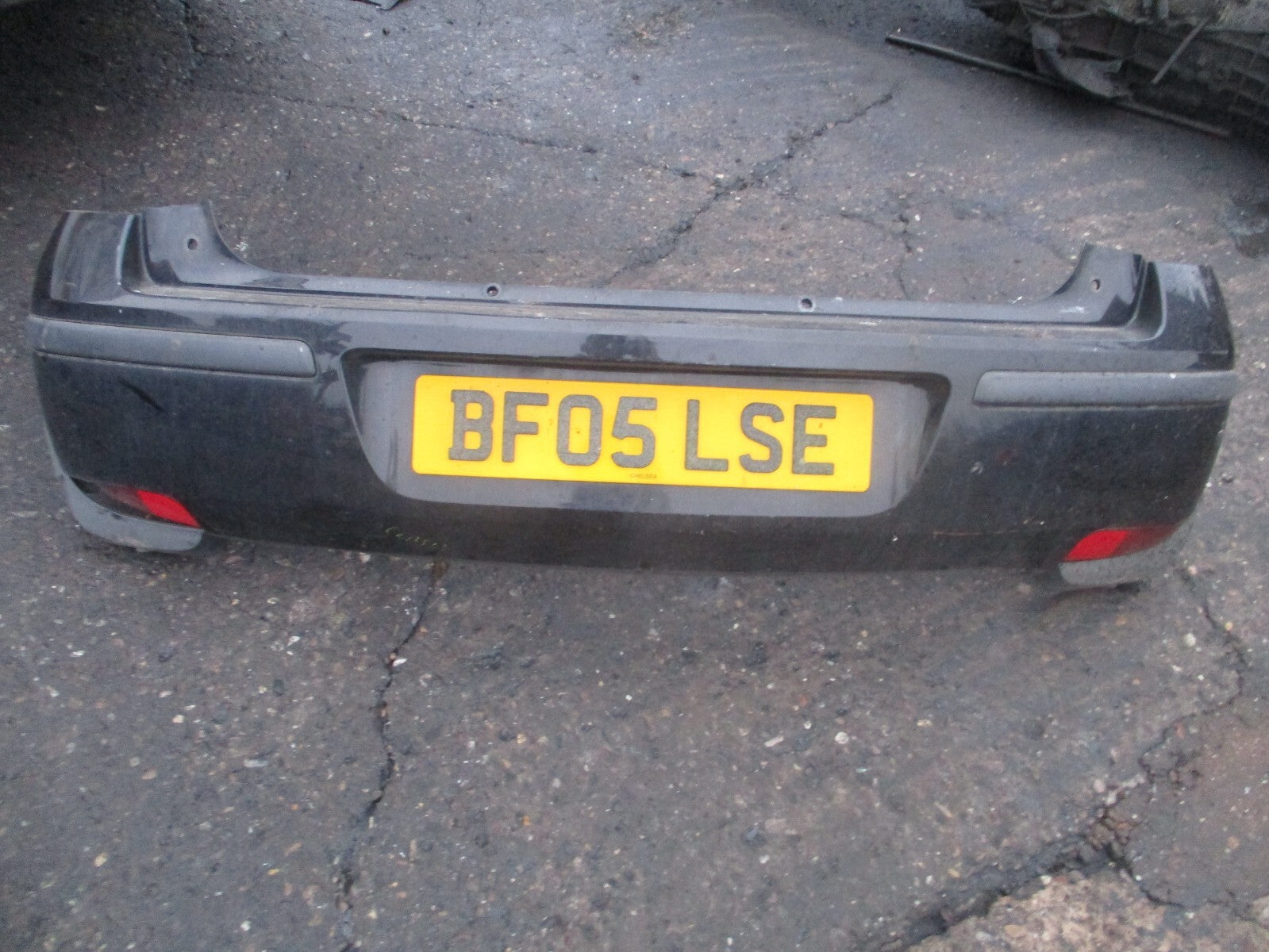 VAUXHALL CORSA C 2005 REAR COMPLETE BUMPER BLACK
