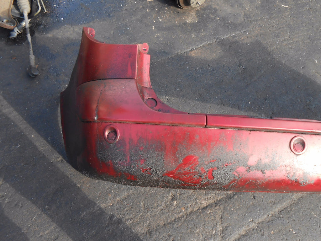 RENAULT LAGUNA 2005 2 MK2 ESTATE REAR BUMPER BURGUNDY RED