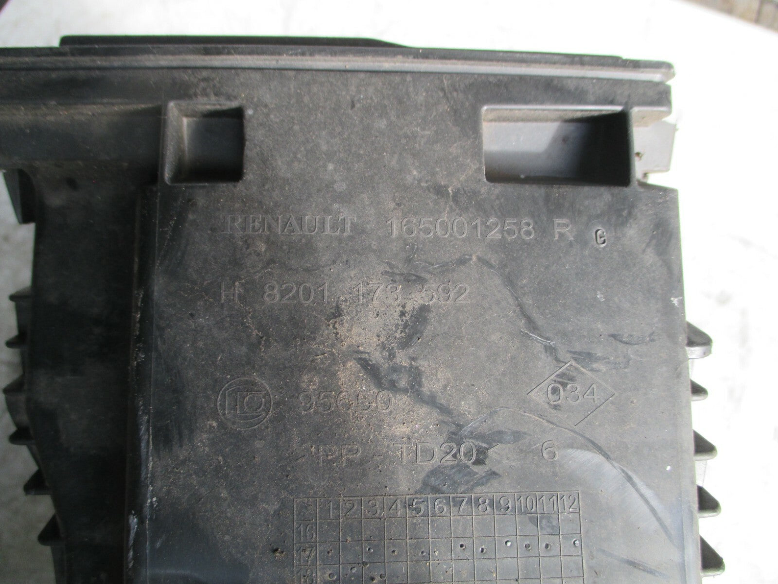 VAUXHALL VIVA 2019 AIR FILTER BOX 165001258