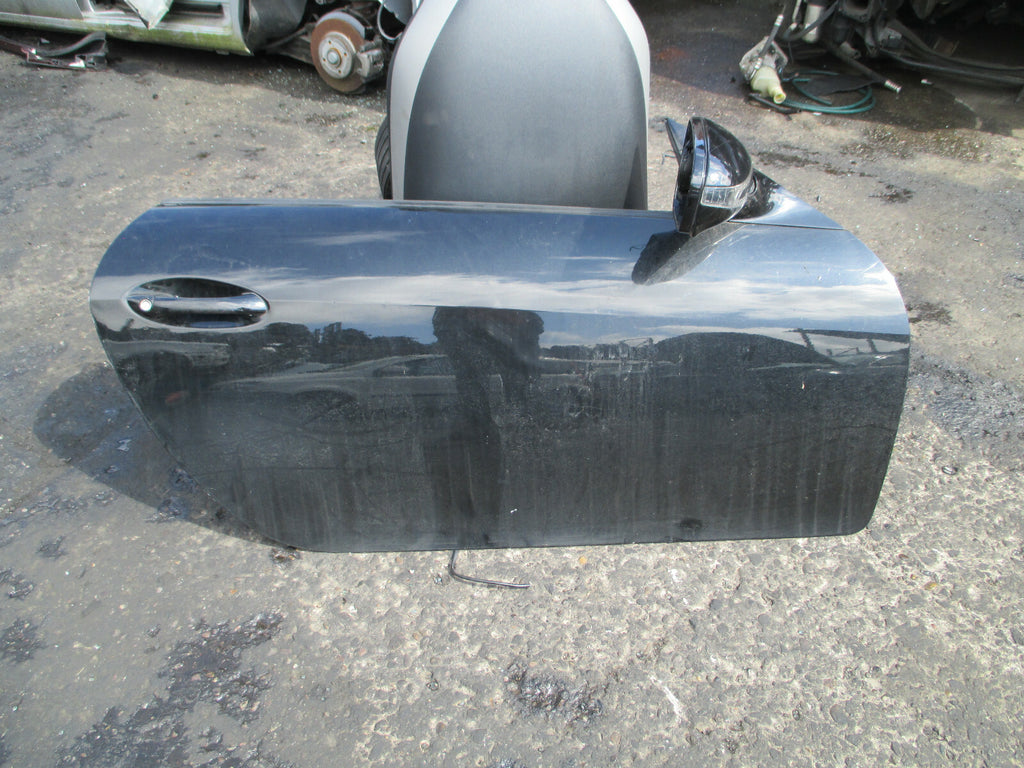 MERCEDES BENZ SLK 2010 3 DOOR OS DRIVER SIDE BARE DOOR BLACK