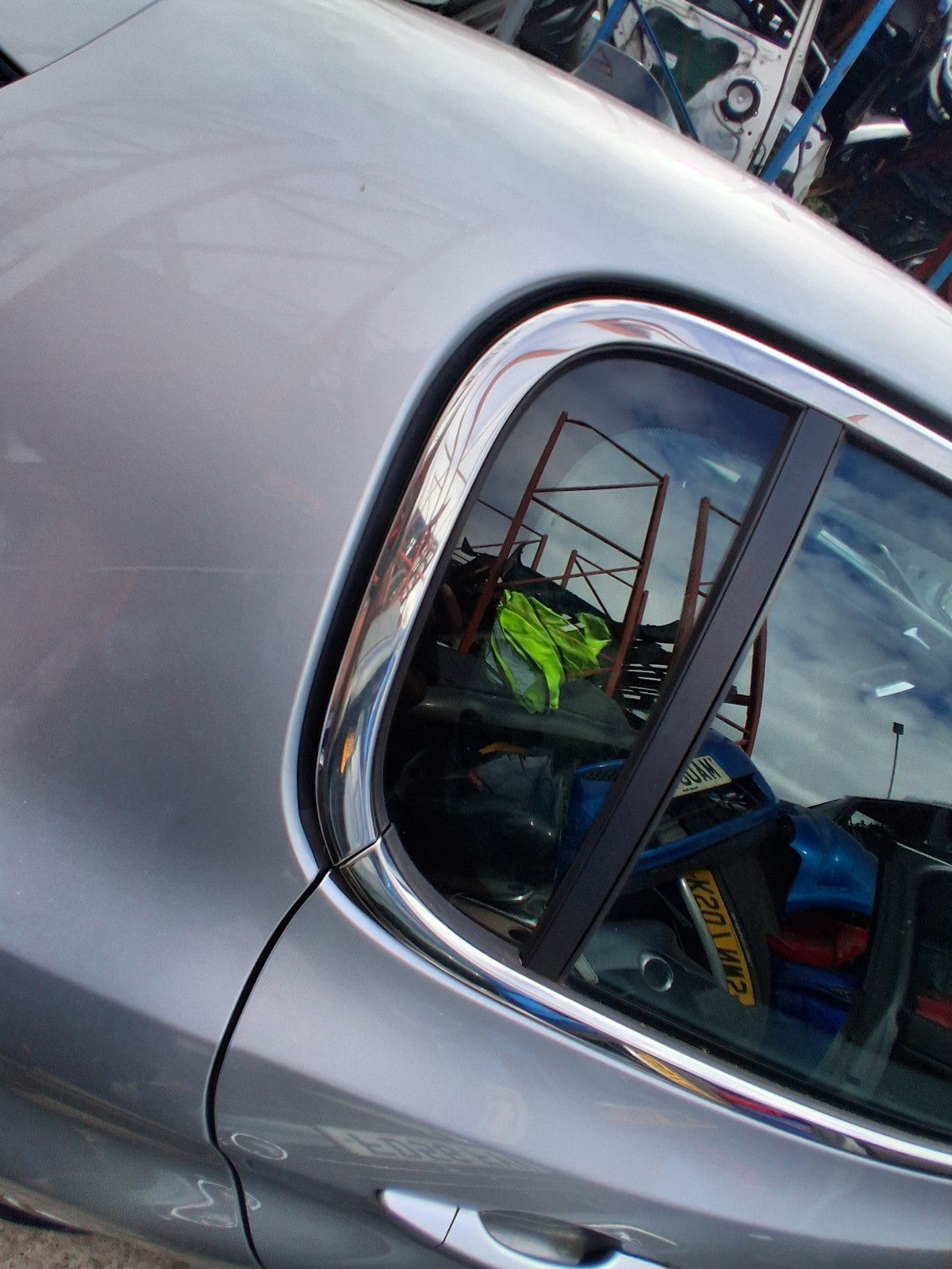 2014 PEUGEOT 308 MK2 HATCH NSR PASSENGER SIDE REAR QUARTER WINDOW GLASS