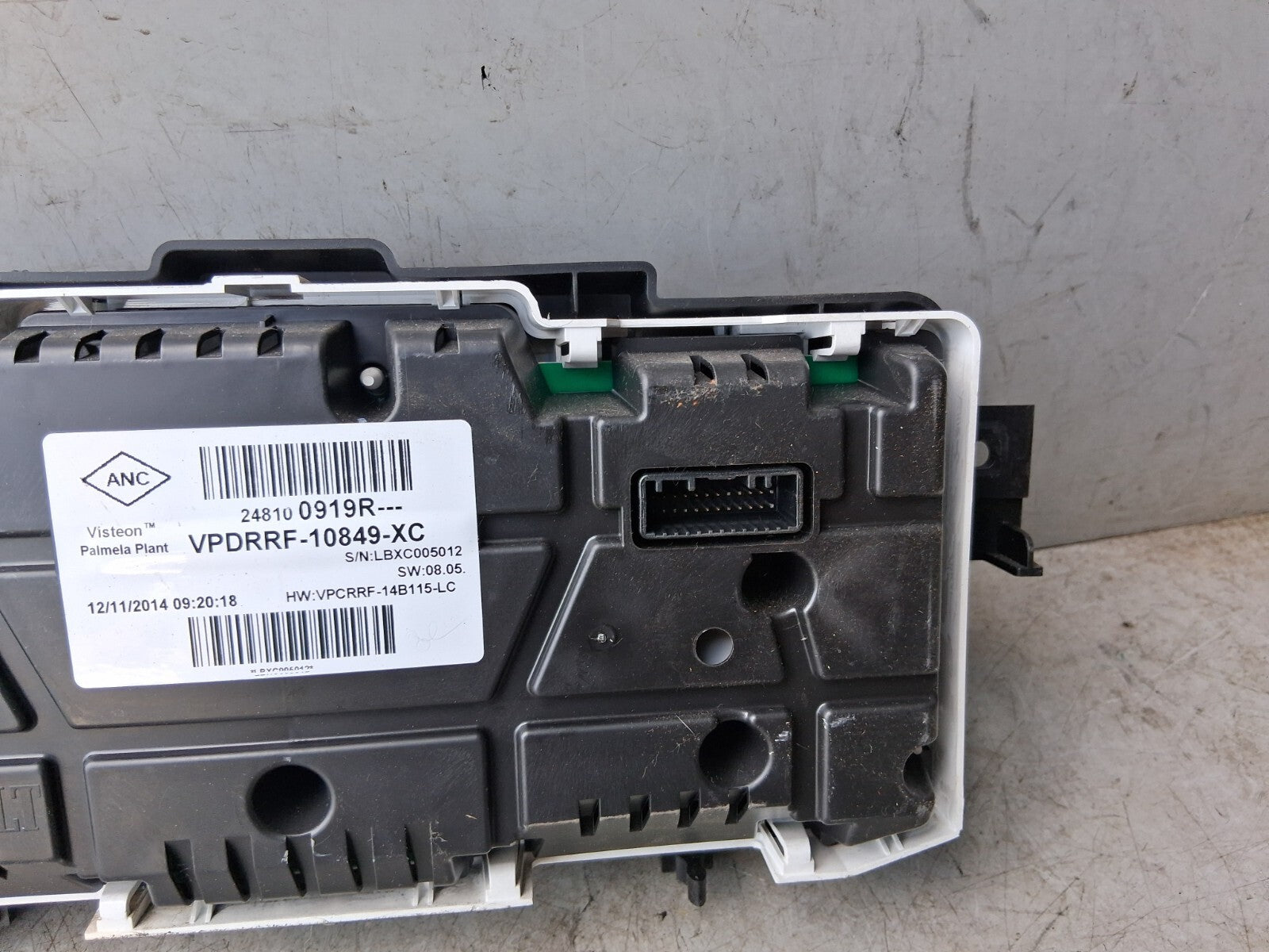 RENAULT CAPTUR 2014 1.5 DIESEL SPEEDO METER INSTRUMENT CLUSTER GAUGE 248100919R