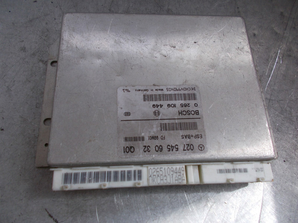 2000 MERCEDES A140 W168 1.4 BRAKE CONTROL UNIT  ESP BAS 0275456032  0265109449