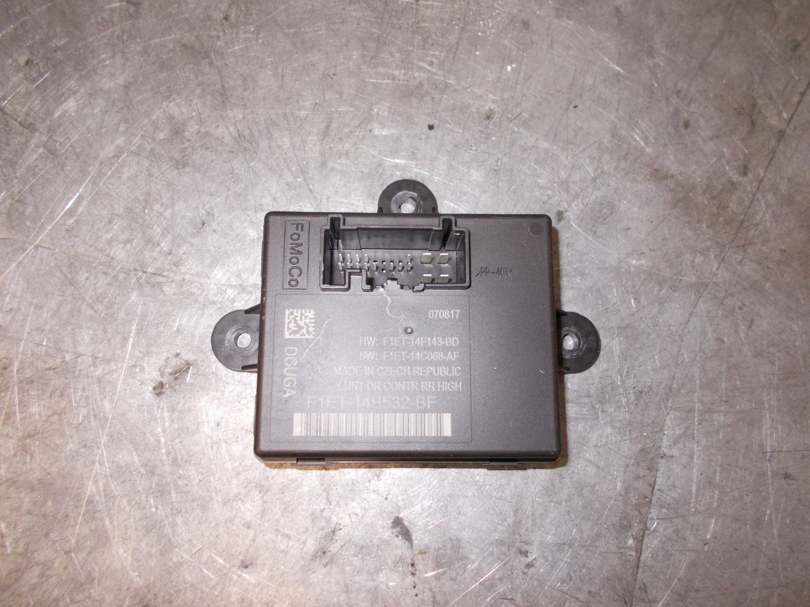 FORD FOCUS 2017 MK3 OS PASSENGER SIDE DOOR LOCKING MODULE F1ET14B532BF