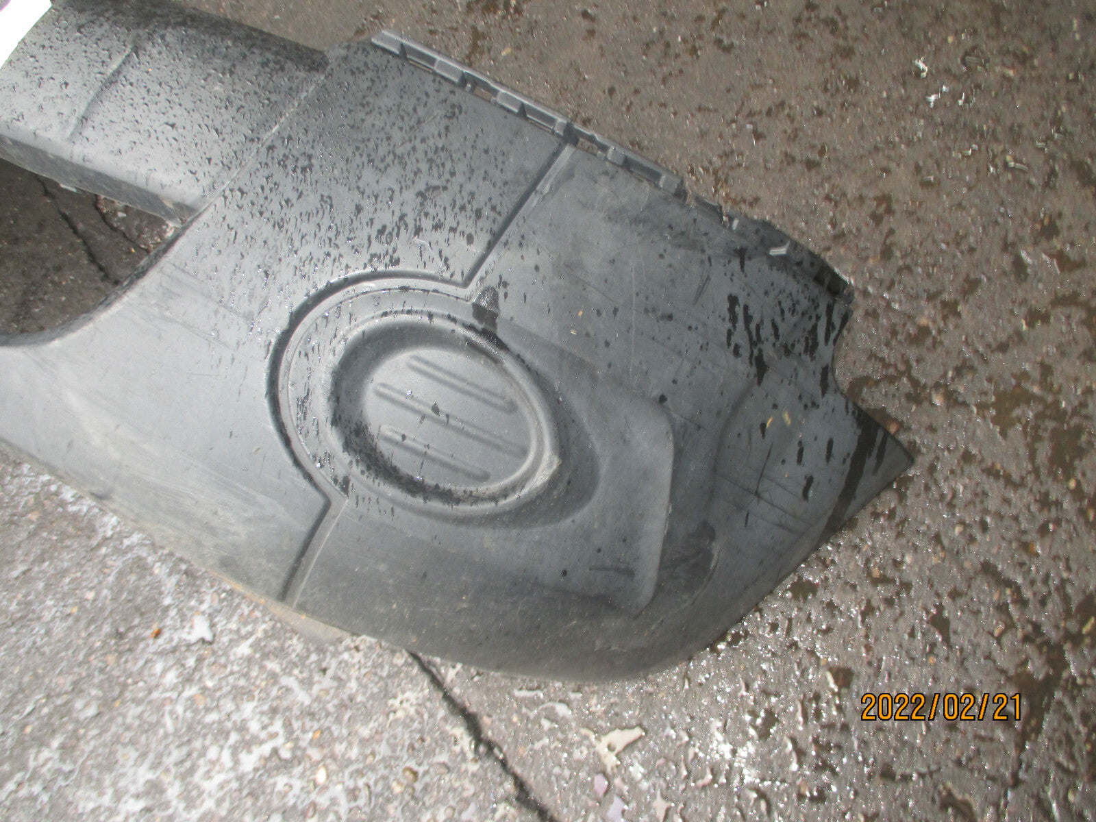 PEUGEOT PARTNER 2014 MK2 FRONT BUMPER PLASTIC GREY