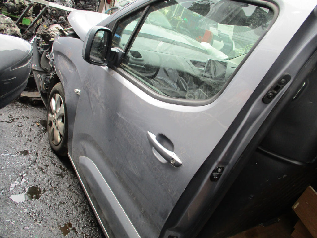 2019 VAUXHALL COMBO E MK4 NSF PASSENGER SIDE FRONT BARE DOOR GREY KCA