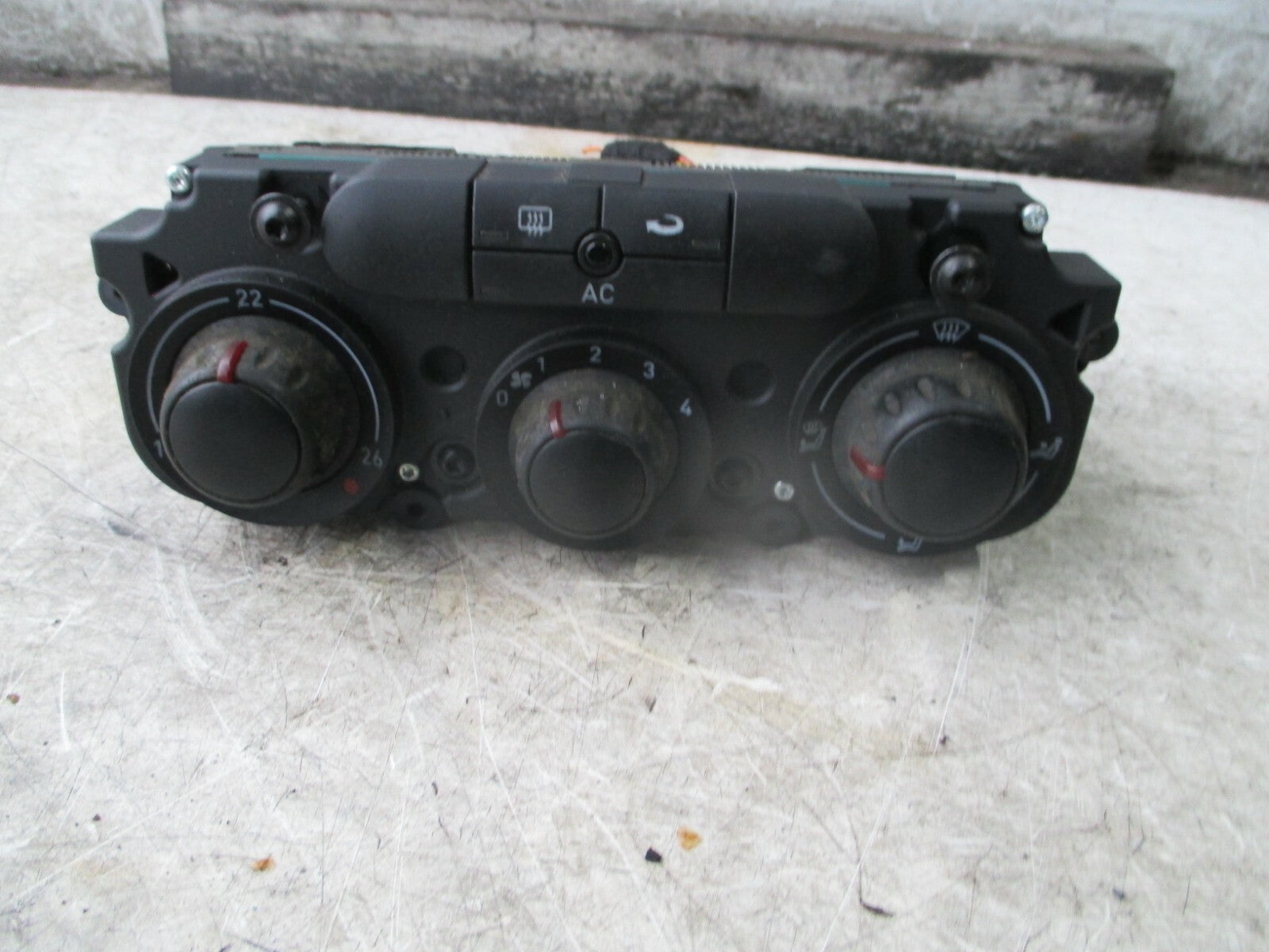 SEAT LEON MK2 2007 HEATER AC CLIMATE CONTROL SWITCH PANEL