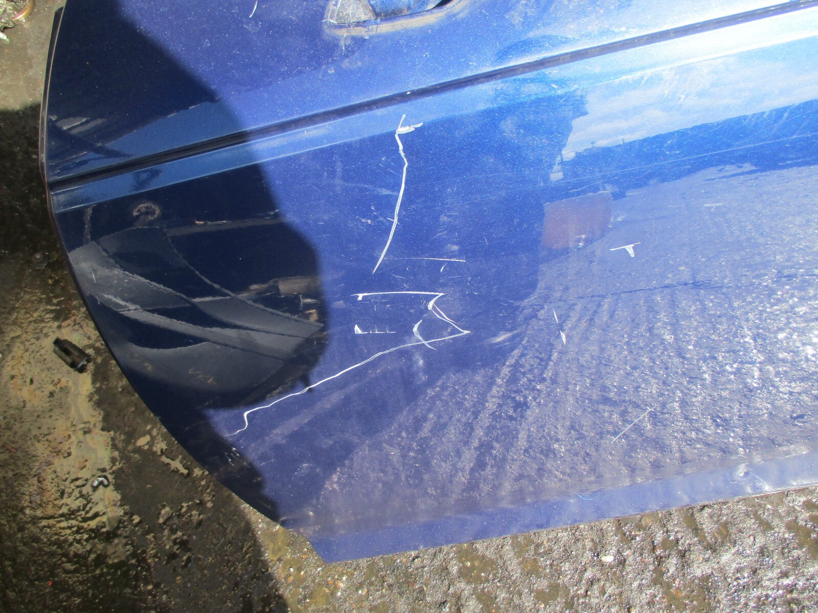 AUDI A4 B9 2017 SALOON NSF PASSENGER SIDE FRONT DOOR BLUE