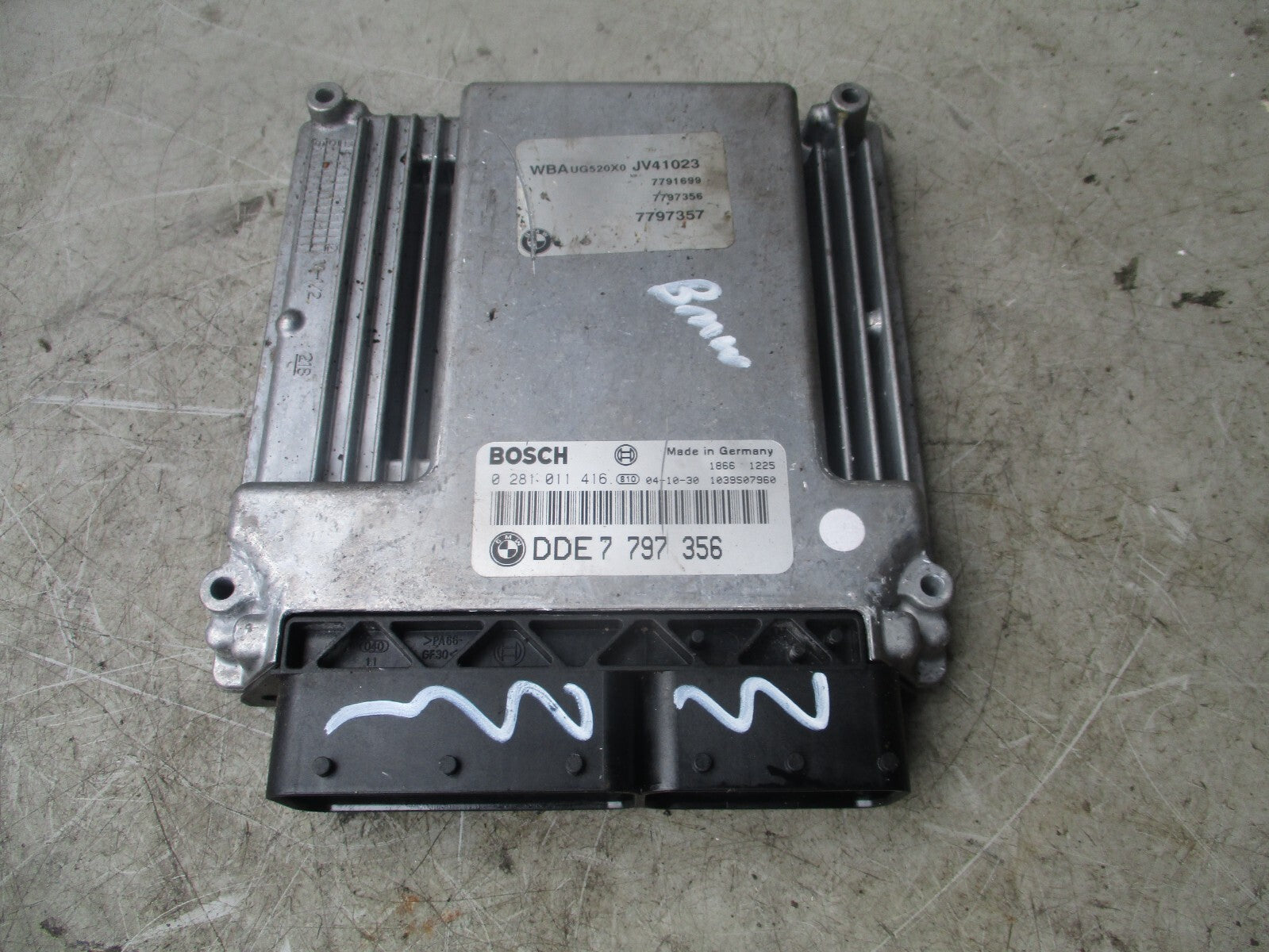 2010 BMW 3 SERIES E90 2.0 DIESEL ECU ENGINE CONTROL MODULE UNIT 7797356