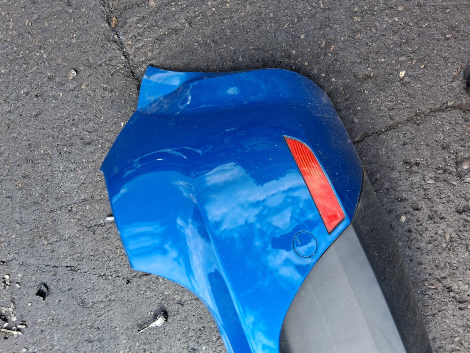 2008 SEAT LEON CUPRA MK2 REAR BUMPER COMPLETE SPRINT BLUE LZ5F