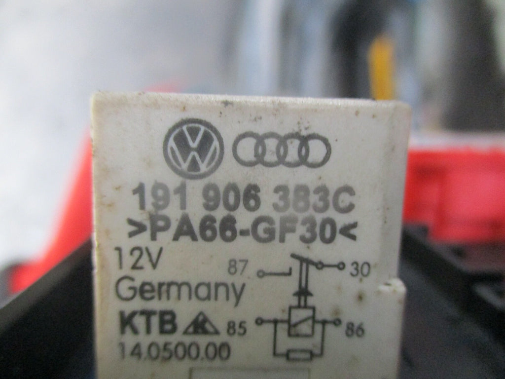AUDI A4 B6 FUSE BOX RELAY UNT 191 906 383 C PA66 GF30
