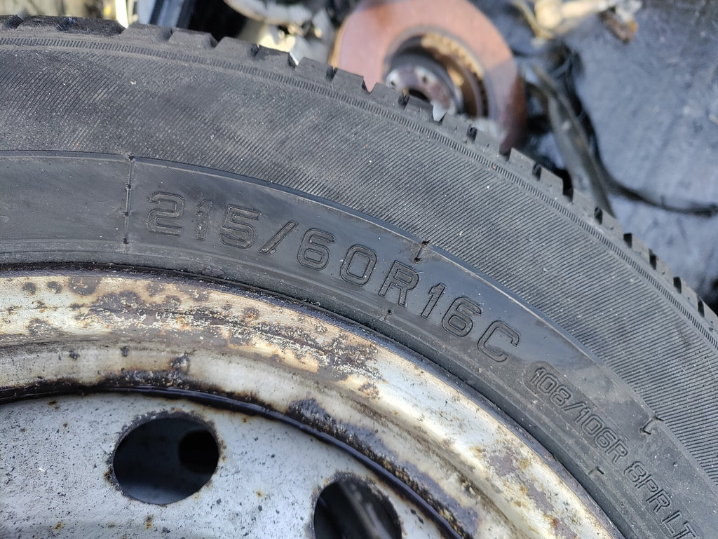2007 PEUGEOT EXPERT MK2 16 INCH STEEL WHEEL WITH TYRE 215/60R16