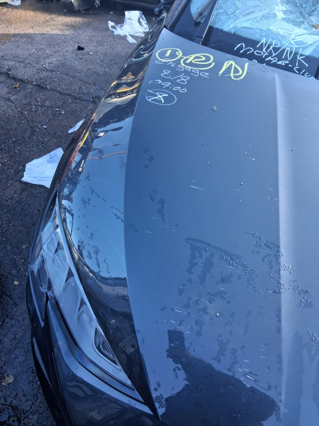 2025 AUDI A3 8Y HATCHBACK FACELIFT FRONT BONNET HOOD PANEL GREY LX7L