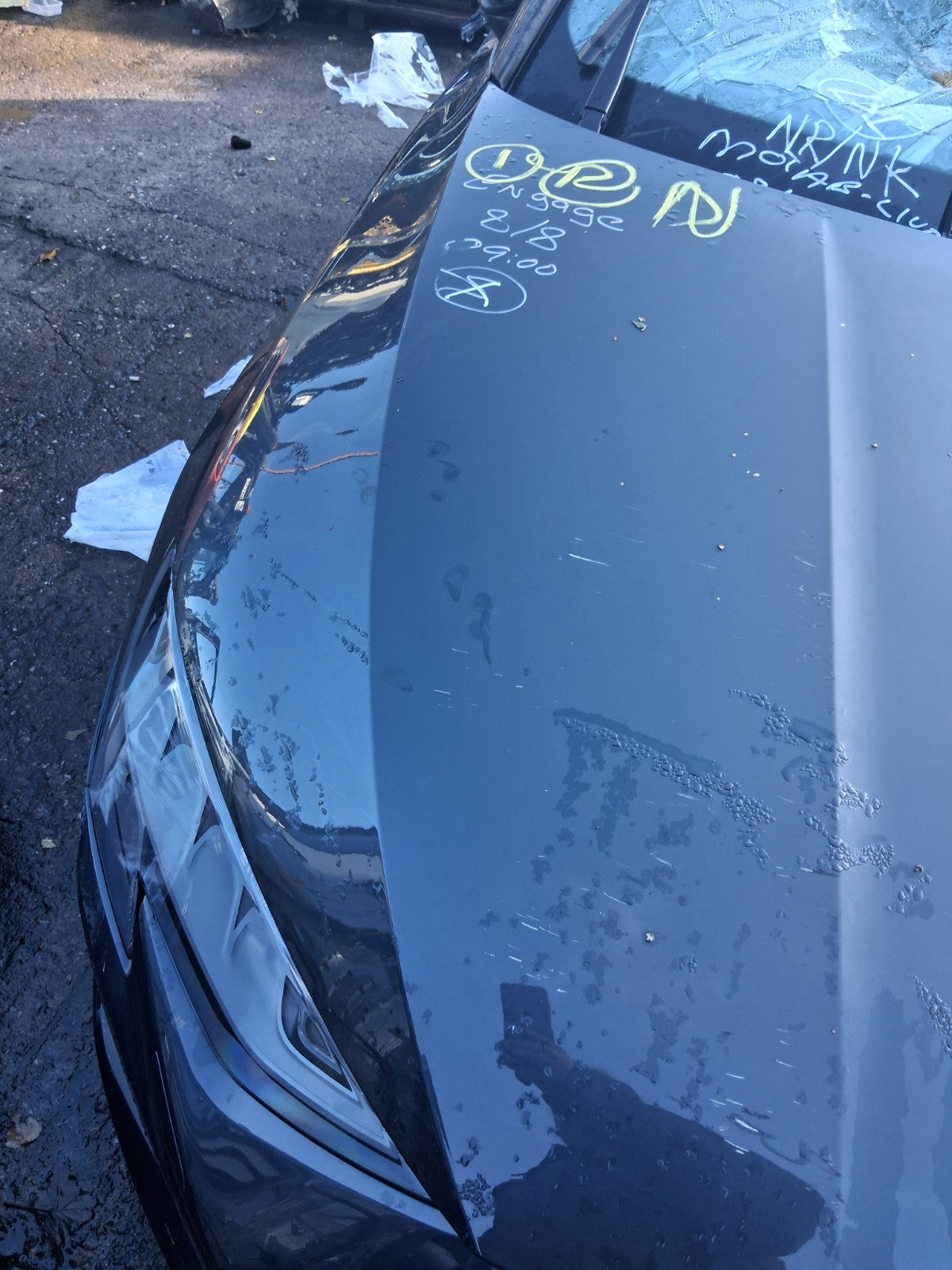 2025 AUDI A3 8Y HATCHBACK FACELIFT FRONT BONNET HOOD PANEL GREY LX7L