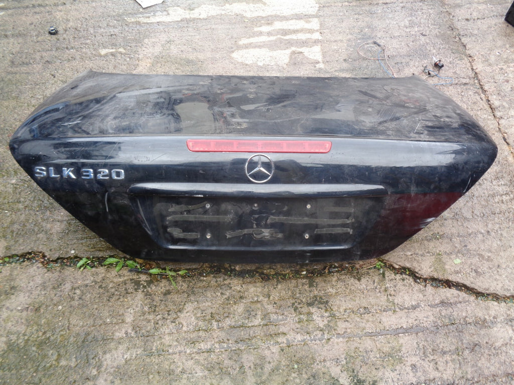 MERCEDES BENZ SLK 320 REAR BOOTLID BOOT TAILGATE BLACK