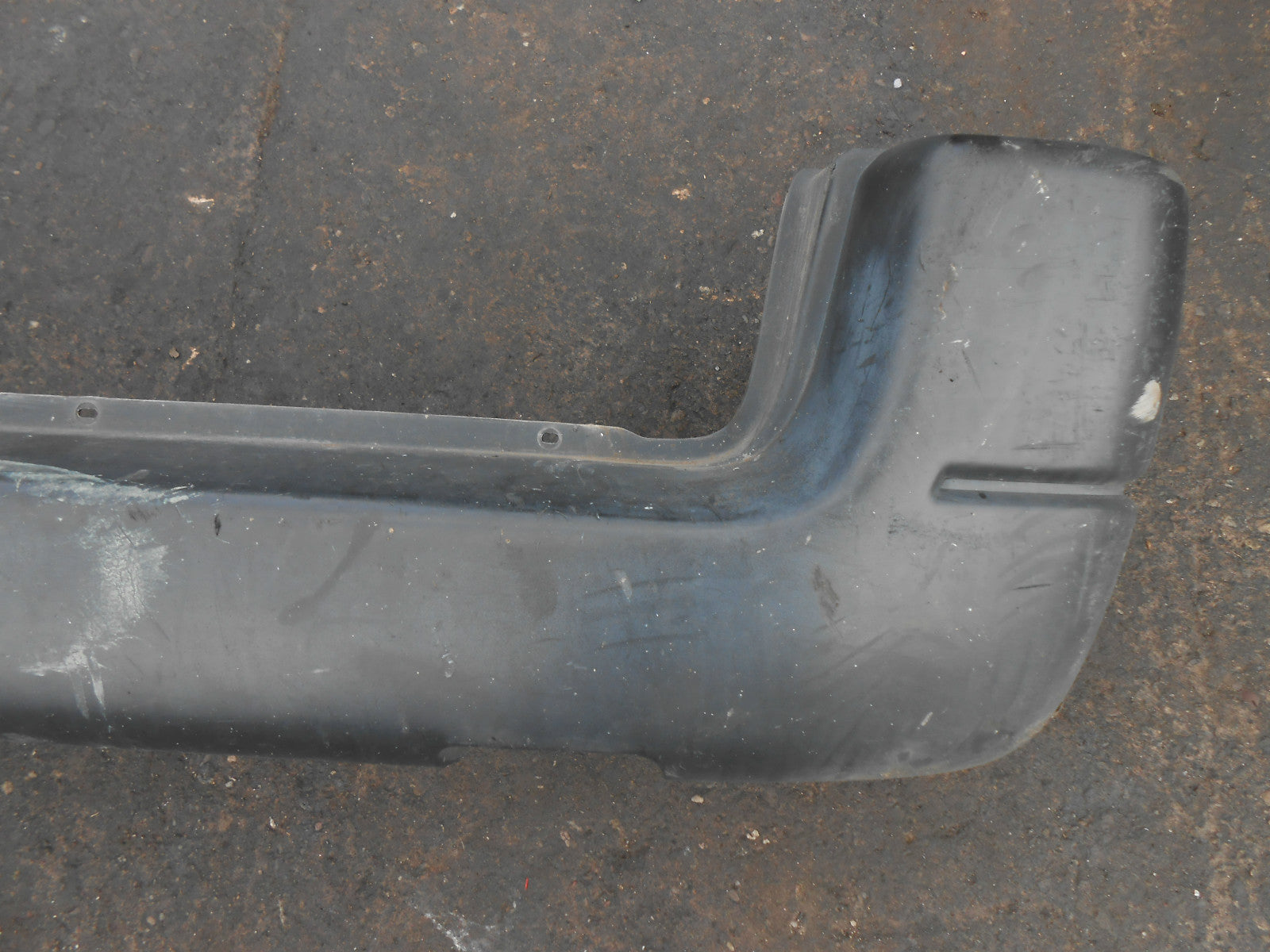 PEUGEOT PARTNER 2002 REAR BUMPER BLACK